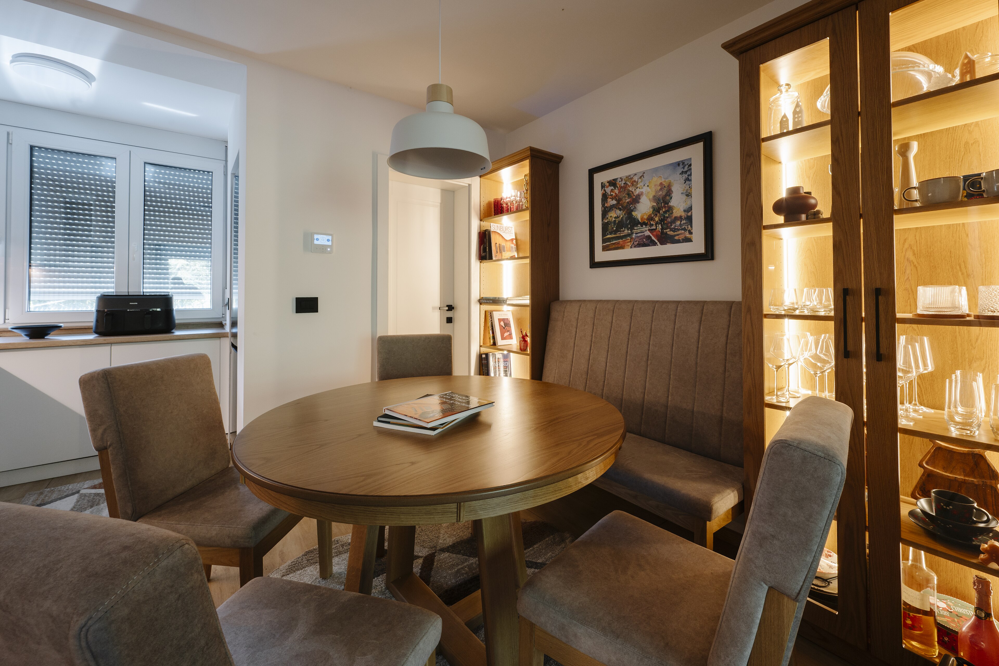 Luxury kitchen and dining room ready for inspection day