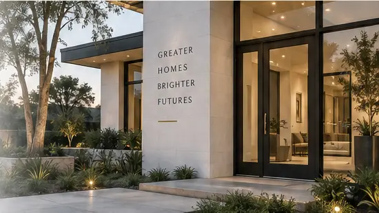 Modern home entry in Houston